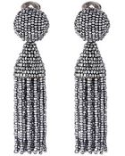 Oscar de la Renta Classic Short Tassel Earring - Lyst