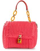 Dolce & Gabbana Woven Tote - Lyst