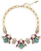 Saks Fifth Avenue Jeweled Insect Necklace/Multi - Lyst