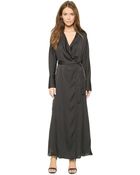 BCBGMAXAZRIA Ziata Maxi Dress - Black - Lyst