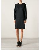 Chloé Long Sleeve Shift Dress - Lyst