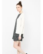 Mango V-Neck Cardigan - Lyst