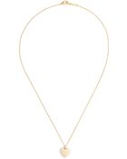 J.Crew 14K Gold Heart Charm Necklace With 16" Chain - Lyst