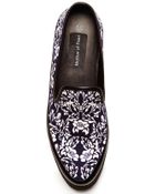 Mother Of Pearl Kennedy Canvas Slip Ons Navy Floral - Lyst