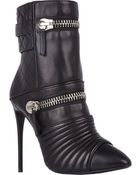 Giuseppe Zanotti Quilted Moto Ankle Boots - Lyst