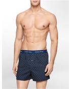 Calvin Klein Underwear Woven Slim Fit Boxers - Lyst