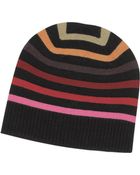 Sonia Rykiel Multico Cardinal Stripes Wool Women'S Hat - Lyst