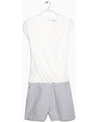 Mango Linen-Blend Wrap Jumpsuit - Lyst