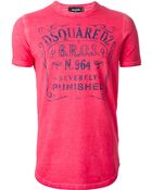 DSquared2 Logo Tshirt - Lyst
