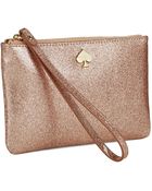 Kate Spade Glitterbug Wristlet - Lyst