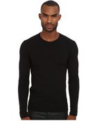 Versace Iconic L/S Crew Neck Tee - Lyst
