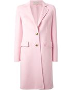 Emilio Pucci Single Breasted Coat - Lyst