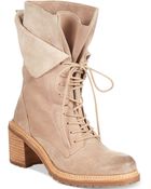 Kenneth Cole Reaction Women'S Rocky Me Lace-Up Booties - Lyst