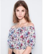 Pull&Bear Crop Top - Lyst