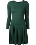 Alice + Olivia Pleated Dress - Lyst