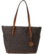 MICHAEL Michael Kors Jet Set Logo Item Tote - Lyst