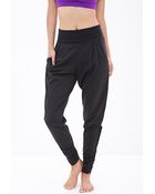 Forever 21 Foldover Woven Track Pants - Lyst