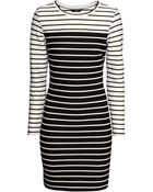 H&M Ribbed Dress - Lyst