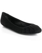 Nine West Blustery Suede Ballet Flats - Lyst