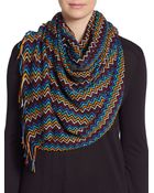 Missoni Multicolor Zigzag Scarf - Lyst