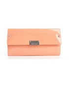 Jimmy Choo Grapefruit Patent Leather 'Reese' Clutch - Lyst