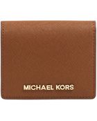 Michael Kors Michael Jet Set Travel Flap Card Holder - Lyst