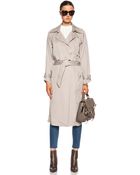 Mason by Michelle Mason Tencel Trench Coat - Lyst