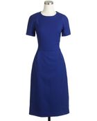 J.Crew Zip-Shoulder Dress In Super 120S Wool - Lyst