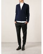 Ferragamo Zipped Cardigan - Lyst