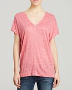 Splendid Top - Melange Linen Jersey - Lyst
