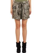 Isabel Marant Lurex Floral Padu Shorts - Lyst