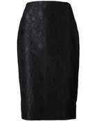 Adam Lippes Lace Skirt - Lyst