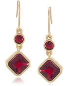 Carolee Berry Chic Double Drop Earrings - Lyst