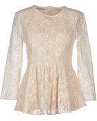 Stefanel Blouse - Lyst