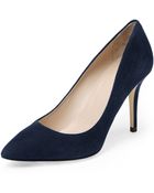 Club Monaco April Suede Pump - Lyst