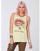 Chaser Grateful Dead Skull Flounce Muscle Tank - Lyst