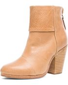 Rag & Bone Classic Newbury Leather Booties - Lyst