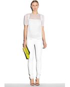 Milly Pouf Sleeve Tee - Lyst