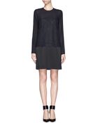 Victoria, Victoria Beckham Triangle Patchwork Combo Dress - Lyst