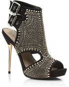 Carvela Kurt Geiger Gyrate Peep Toe Heel - Lyst
