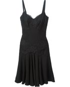 Dolce & Gabbana Floral Lace Midi Dress - Lyst