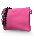Jil Sander Navy Medium Leather Bag - Lyst