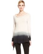 Donna Karan New York Ombre Cashmere Top - Lyst