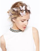 Asos Garden Veil Butterfly Headpiece - Lyst