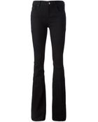 Victoria Beckham Flared Trousers - Lyst