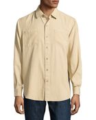 Nat Nast Long-Sleeve Textured Sport Shirt - Lyst