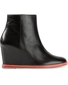 Mm6 By Maison Martin Margiela Ankle Wedge Boots - Lyst