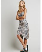 Free People Womens New Romantics Graffiti Dress - Lyst