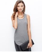 Ann Taylor Silky Jersey Striped Tank - Lyst