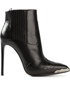 Saint Laurent 'Debbie' Ankle Boots - Lyst